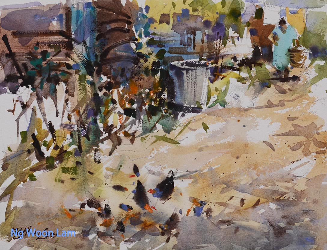 Singapore Watercolour Society free demo